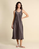 Long twill dress
