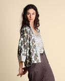 Kimono corto in twill