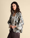 Kimono corto in twill