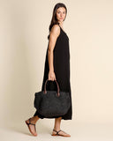 Shopper in rafia