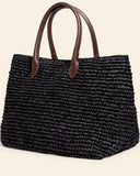 Shopper in rafia