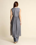 Gilet lungo in georgette