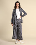 Pantaloni fluidi in twill