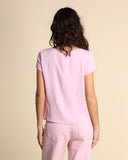 Silk blend crepe blouse