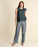 Pantaloni in popeline
