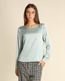 Blusa in twill