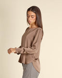 Blusa in twill