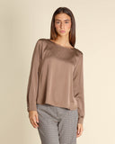 Blusa in twill