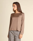 Blusa in twill