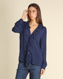 Camicia con volant