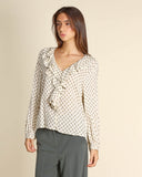 Blusa con volant