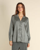 Camicia in twill stampato