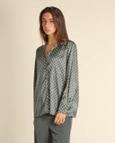 Camicia in twill stampato
