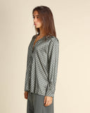 Camicia in twill stampato