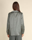 Camicia in twill stampato