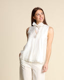 Top in georgette