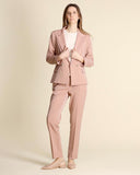 Giacca doppiopetto in faille