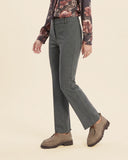 Pantaloni flare in jersey