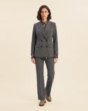 Pantaloni flare in jersey