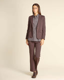 Pantaloni flare in jersey stretch