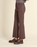 Pantaloni flare in jersey stretch