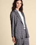 Printed twill jacket