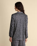 Jacke aus bedrucktem Twill