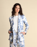 Printed twill jacket