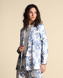 Printed twill jacket