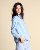Stretch poplin shirt