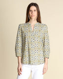 Blusa in mussola stampata