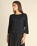 Maglia con borchie