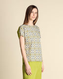 Blusa in bimateriale
