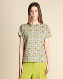 Blusa in bimateriale