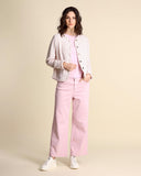 Five-pocket jeans in stretch cotton, viscose and lyocell