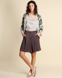 Flowing Bermuda shorts