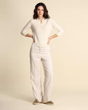 Polo shirt with micro sequins