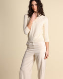 Polo con micro paillettes