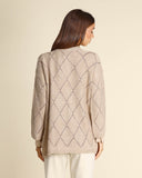 Cardigan a rombi