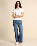 Cotton pique polo shirt