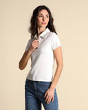 Cotton pique polo shirt
