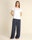 Blusa in twill