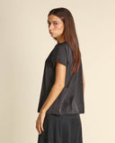 Blusa in twill