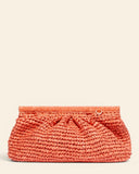 Clutch in rafia