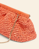 Clutch in rafia