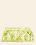 Clutch in rafia