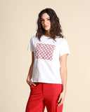 Cotton T-shirt with print