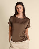 Blusa in twill