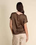 Blusa in twill