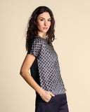 Blusa in bimateriale